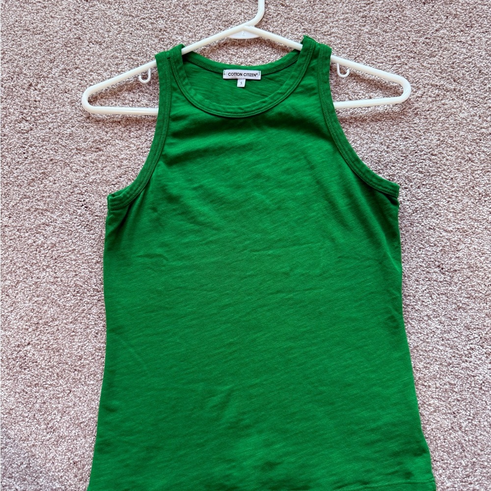 Cotton Citizen Green Cotton Tank